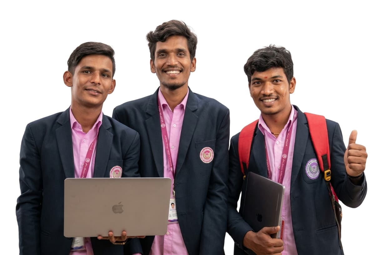 Students at Shri Satyam College